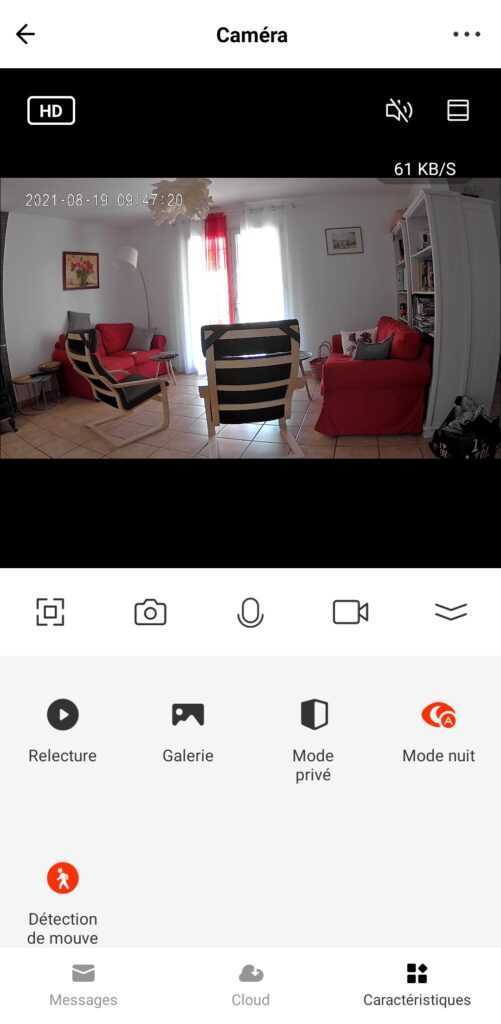SwitchBot Indoor Cam en TEST: La caméra de surveillance d'intérieur parfaite à 19€ ! 8 Switchbot Indoor Cam App Mobile