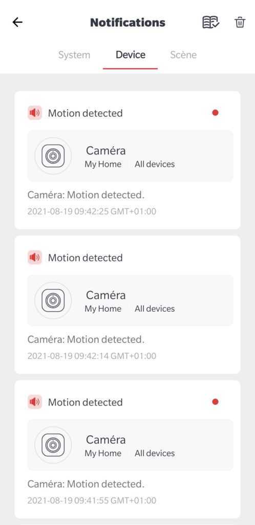 SwitchBot Indoor Cam en TEST: La caméra de surveillance d'intérieur parfaite à 19€ ! 9 Switchbot Indoor Cam App Notification