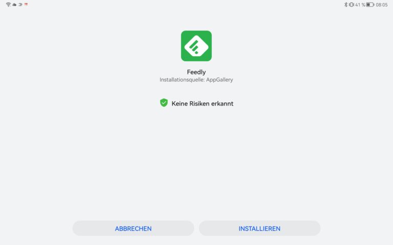 Harmony OS à l'essai : Il y a une vie sans Google 4 Tout est sûr, dit le navigateur - malgré la charge latérale