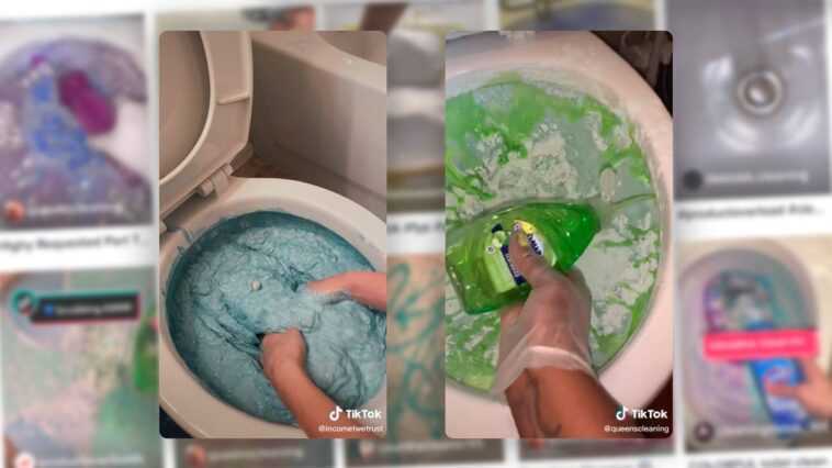Les utilisateurs de TikTok remplissent leurs toilettes de détergents toxiques (et risquent de les inhaler) 1 Les Utilisateurs De Tiktok Remplissent Leurs Toilettes De Détergents Toxiques