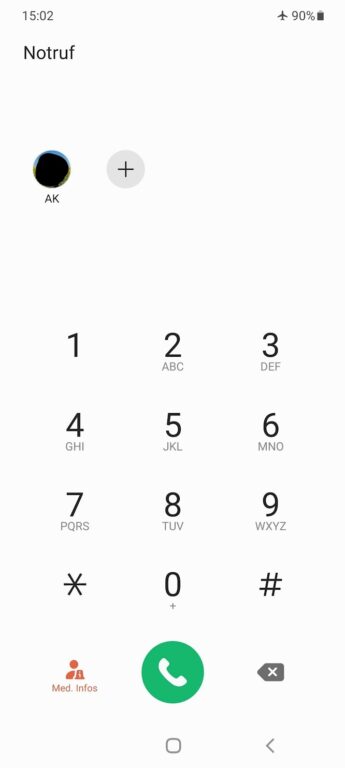 Vous pouvez également passer en mode téléphone sur l'écran de verrouillage pour appeler les contacts d'urgence ou accéder aux données médicales.  (Capture d'écran)
