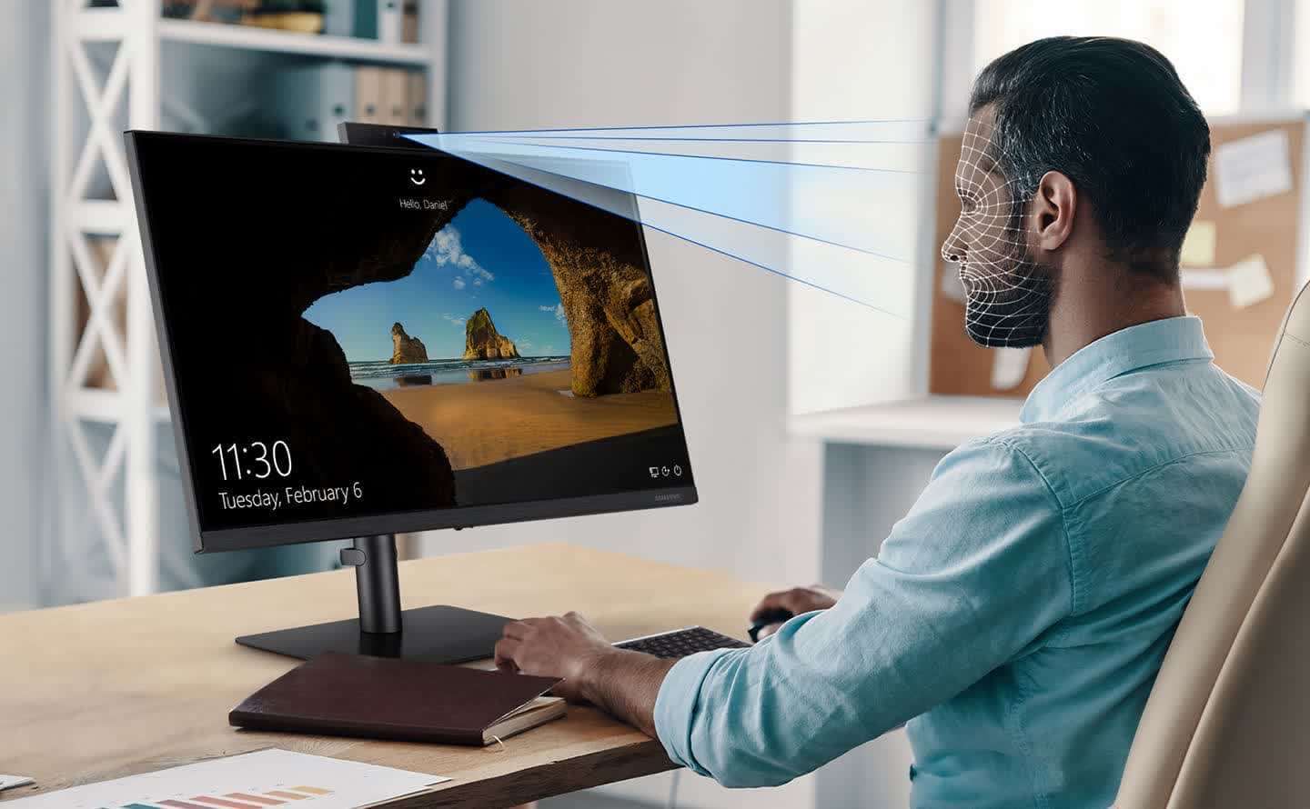Samsung dévoile un nouveau moniteur axé sur la WFH avec webcam intégrée et prise en charge de Windows Hello 3 1631621922 858 Samsung devoile un nouveau moniteur axe sur la WFH avec