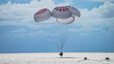 Les quatre touristes spatiaux d'Inspiration4 sont de retour sur Terre : les étapes de l'amerrissage forcé 2 Les Quatre Touristes Spatiaux D'inspiration4 Sont De Retour Sur Terre