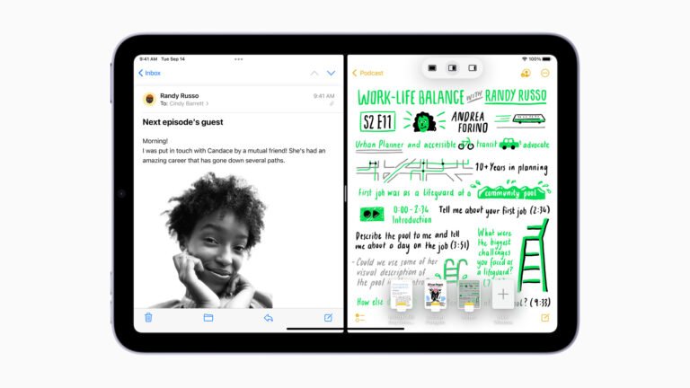 iPad Mini 2021 : la tablette peut redevenir une tablette 3 iPadOS 15 complète les fonctions du nouvel iPad Mini.