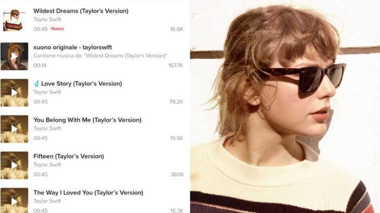 Parce que deux versions identiques des chansons de Taylor Swift tournent sur TikTok 1 Parce Que Deux Versions Identiques Des Chansons De Taylor Swift