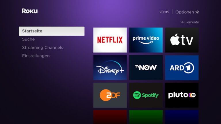 Bâtons de streaming pas chers avec 4K : Les bons joueurs à partir de 40 euros 6 Le système d'exploitation Roku est délibérément simple. (Photo : Roku)