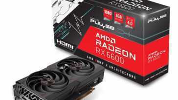 La Radeon Rx 6600 D'amd Pourrait être Lancée Dès Le