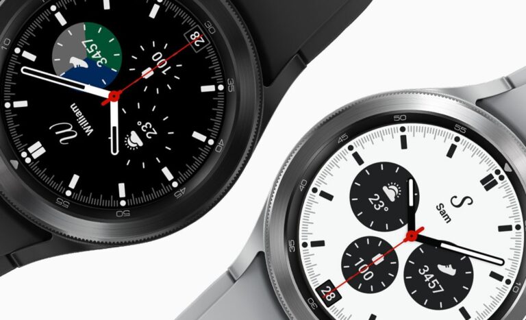 5 choses que j'aime sur le Samsung Galaxy Watch4 2 Ici sur la photo la Samsung Galaxy Watch4 Classic avec lunette tournante. (Photo : Samsung)