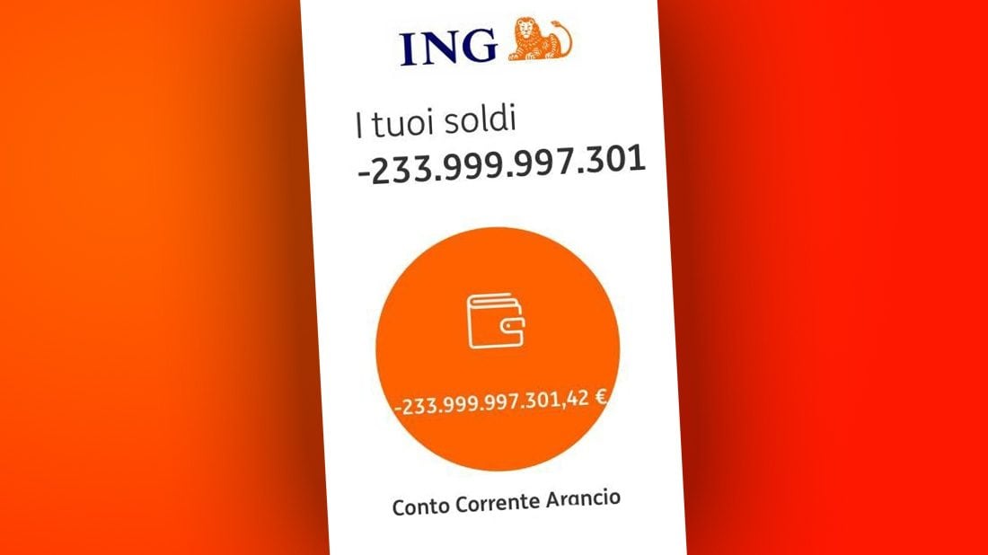 Débits fantômes de centaines de milliards sur le compte courant : panique pour les clients d'Ing Italia 1 Debits fantomes de centaines de milliards sur le compte courant