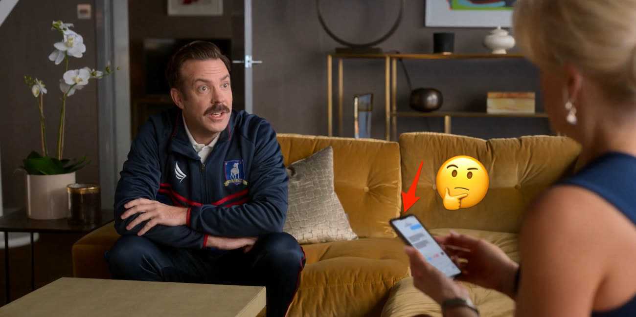 Apple a peut-être gâché le nouvel iPhone 13 dans une série télévisée 2 Iphone 13 Ted Lasso
