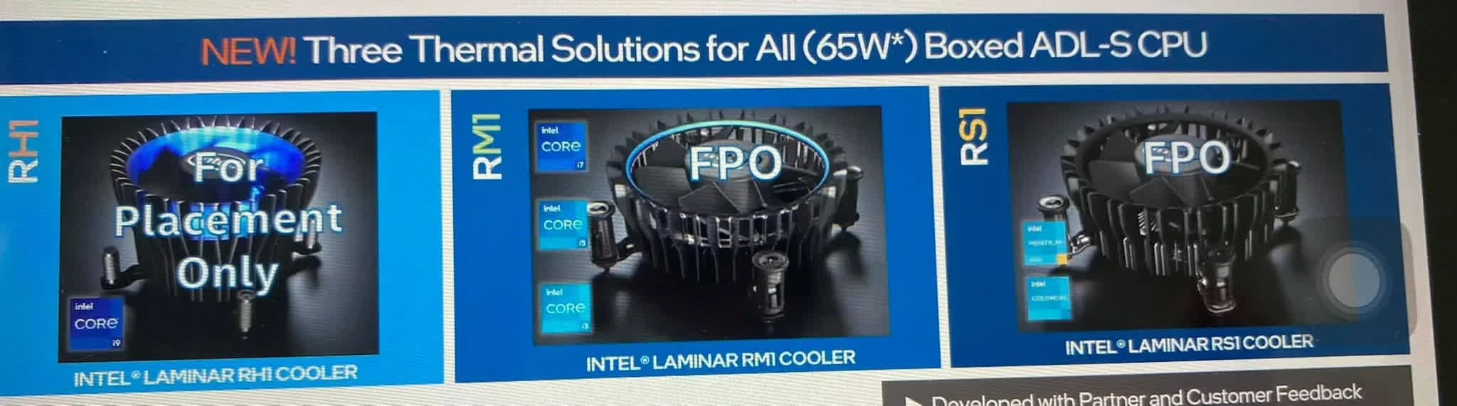 Intel expérimente de nouvelles conceptions de refroidisseurs de stock pour Alder Lake 2 Intel experimente de nouvelles conceptions de refroidisseurs de stock pour