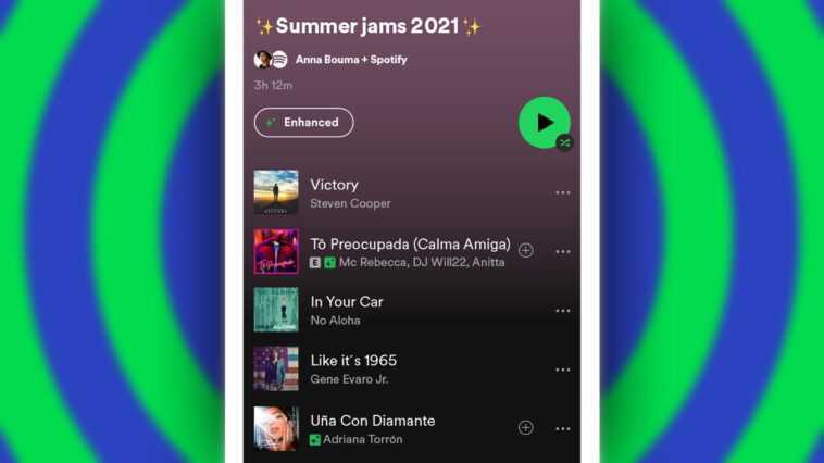 La dernière fonctionnalité de Spotify recommande de nouvelles chansons dans les listes de lecture 1 La Dernière Fonctionnalité De Spotify Recommande De Nouvelles Chansons Dans