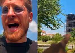 Le Youtubeur Riccardo Dose Habite Lui Aussi Devant L'immeuble Incendié