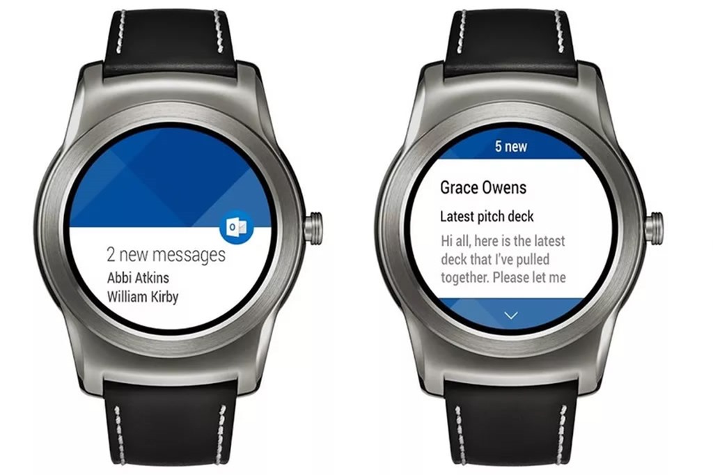 Outlook arrive officiellement sur Wear OS, vos e-mails à votre poignet 2 Outlook sur Wear OS