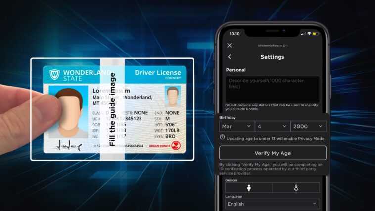 Roblox commencera à vous demander votre carte d'identité pour vérifier votre âge 1 Roblox Commencera à Vous Demander Votre Carte D'identité Pour Vérifier