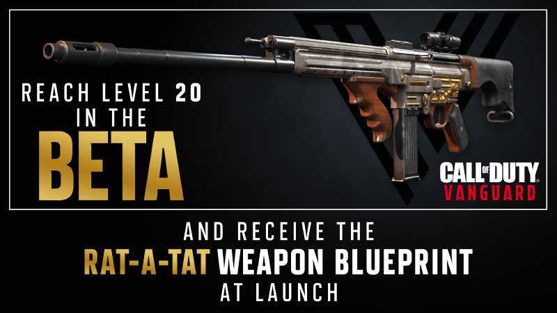 Call of Duty : bêta ouverte de Vanguard; dates, durée et comment y accéder 3 Stg 44. Rat A Tat Vanguard