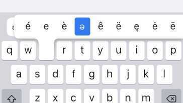iOS 15 a introduit schwa (ə) dans le clavier 19 Ios 15 A Introduit Schwa (ə) Dans Le Clavier