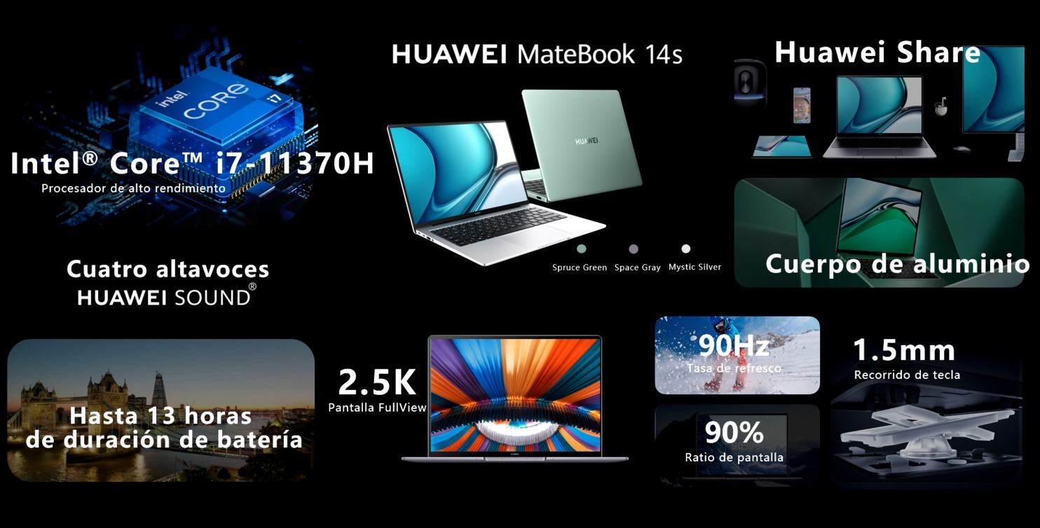 L'intégralité du Huawei Matebook 14s