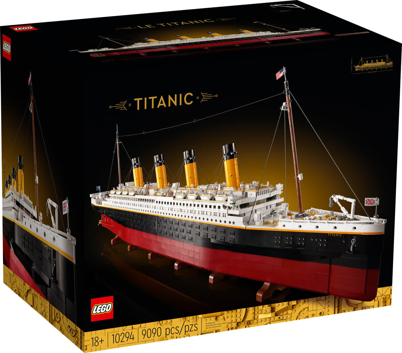 Lego dévoile son plus grand ensemble : le HMS Titanic de 9 090 pièces 3 1633698370 11 Lego devoile son plus grand ensemble le HMS Titanic