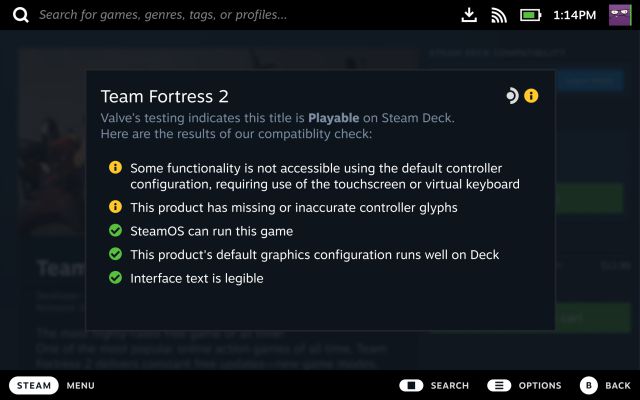 Steam Deck : Comment saurons-nous si les jeux fonctionnent ? donc on peut le vérifier 5 Pont à vapeur