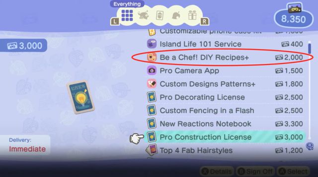 Animal Crossing : New Horizons, comment fonctionnera la cuisine ? Tout ce que nous savons 3 Animal Crossing: Nouveaux Horizons