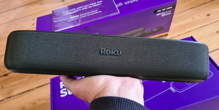 Roku Streambar dans le test : La barre de son qui diffuse aussi des films 5 Ce n'est pas si petit .. (Photo: Netcost)