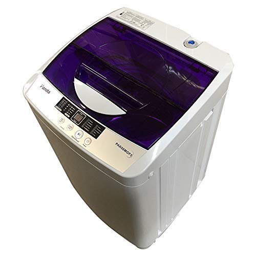 Les machines à laver à chargement par le haut les mieux notées en 2021 5 Machine portative entièrement automatique Panda, 1,34 pi Cu, capacité de 10 lb, gris clair, PAN56MGP3, 10 programmes de lavage, laveuse compacte à chargement par le haut