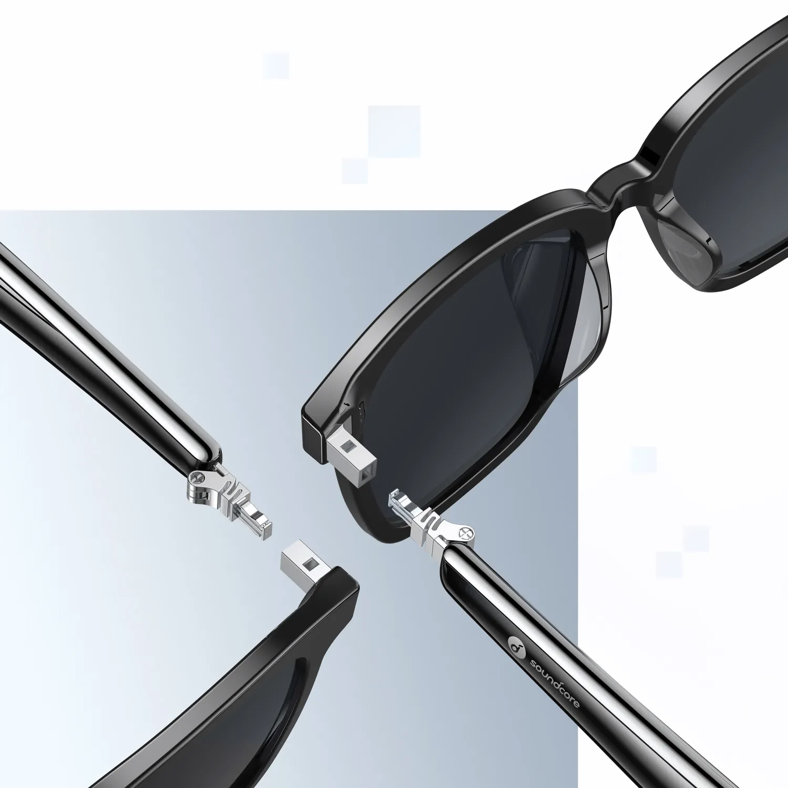 Anker dévoile les premières lunettes intelligentes de Soundcore avec des montures interchangeables, au prix de 199,99 $ 2 Anker devoile les premieres lunettes intelligentes de Soundcore avec des