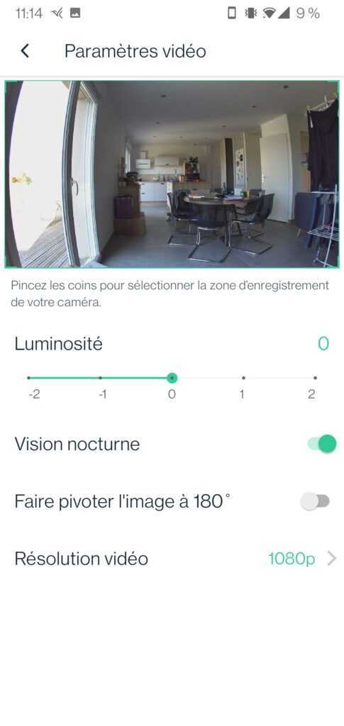 Arlo TEST du kit de sécurité/surveillance (Caméra Ultra 2, Indoor et Sonnette) 21 Arlo Essential Indoor Camera Parametre Video