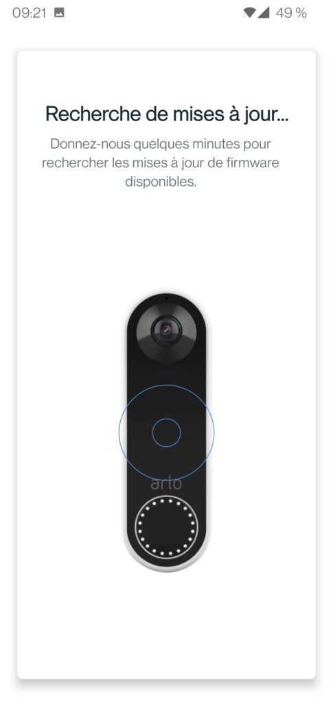 Arlo TEST du kit de sécurité/surveillance (Caméra Ultra 2, Indoor et Sonnette) 47 Arlo Essential Videl Doobell Wire Free Application Installation (3)