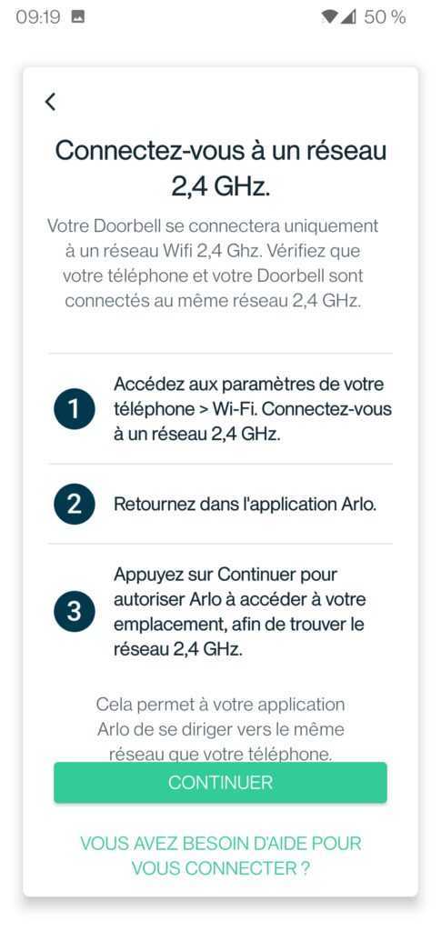 Arlo TEST du kit de sécurité/surveillance (Caméra Ultra 2, Indoor et Sonnette) 44 Arlo Essential Videl Doobell Wire Free Application Installation