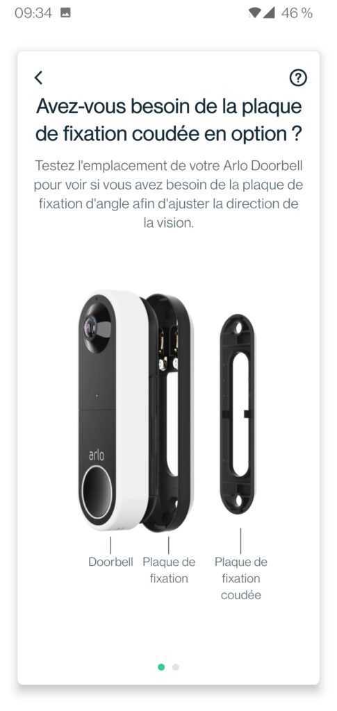 Arlo TEST du kit de sécurité/surveillance (Caméra Ultra 2, Indoor et Sonnette) 32 Arlo Essential Videl Doobell Wire Support
