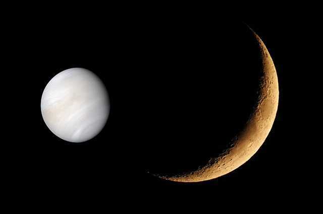 Aujourd'hui l'étreinte incontournable entre le croissant de Lune et Vénus : comment voir la valse céleste 1 Aujourd'hui L'étreinte Incontournable Entre Le Croissant De Lune Et Vénus