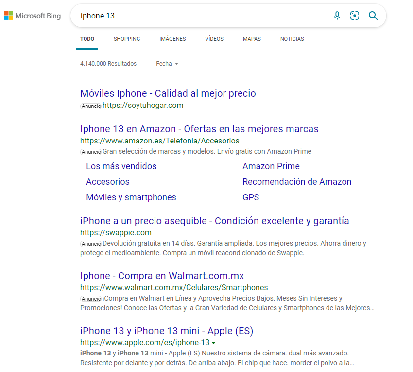 Bing, un moteur de recherche qui ne cesse de grandir, même si on ne s'en aperçoit pas 5 Le problème avec les recherches Bing