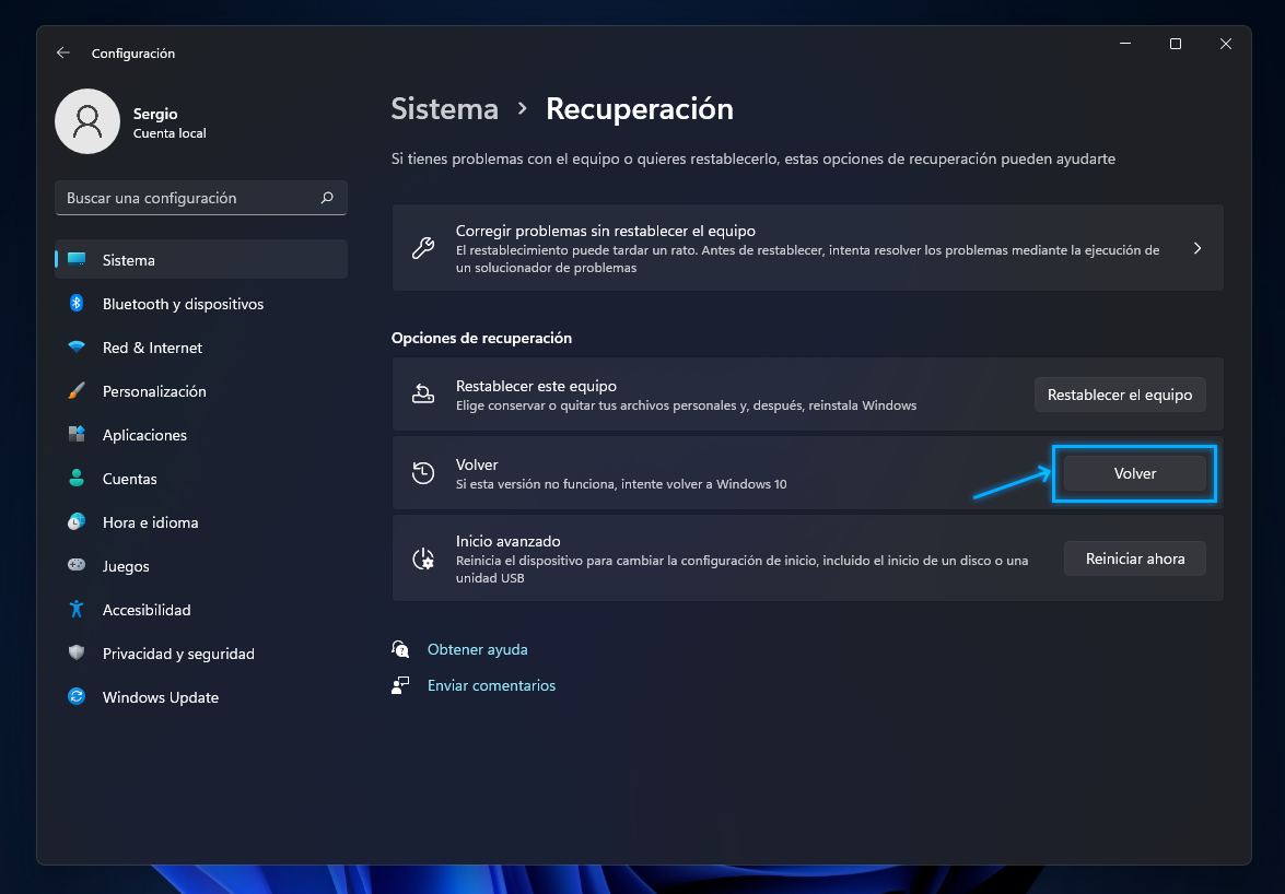 Comment revenir à Windows 10 après la mise à niveau vers Windows 11 2 Comment revenir a Windows 10 apres la mise a niveau