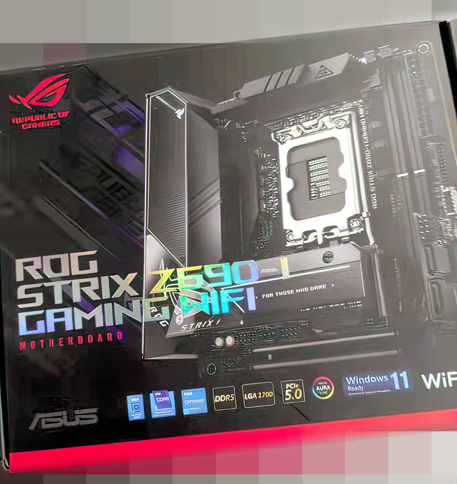 Des fuites révèlent la carte mère Wi-Fi de jeu Asus ROG Strix Z690-I avec une conception de carte empilée 2 Des fuites revelent la carte mere Wi Fi de jeu Asus