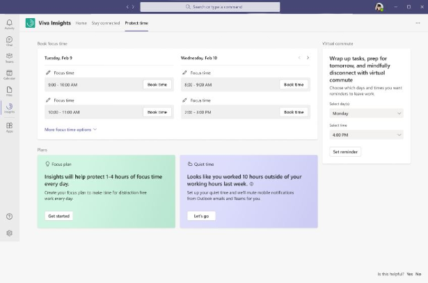 Des sessions de concentration arrivent également dans Microsoft Teams 2 Des sessions de concentration arrivent egalement dans Microsoft Teams