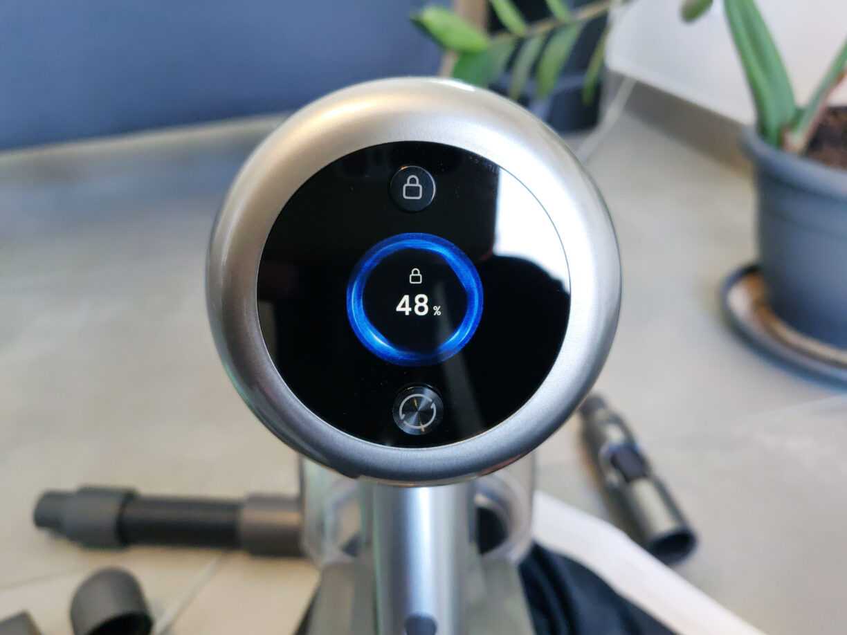 Dreame V12 Pro en Test: Le nouvel aspirateur à main pas cher et parfait ? 22 Dream V12 Pro Niveau Batterie