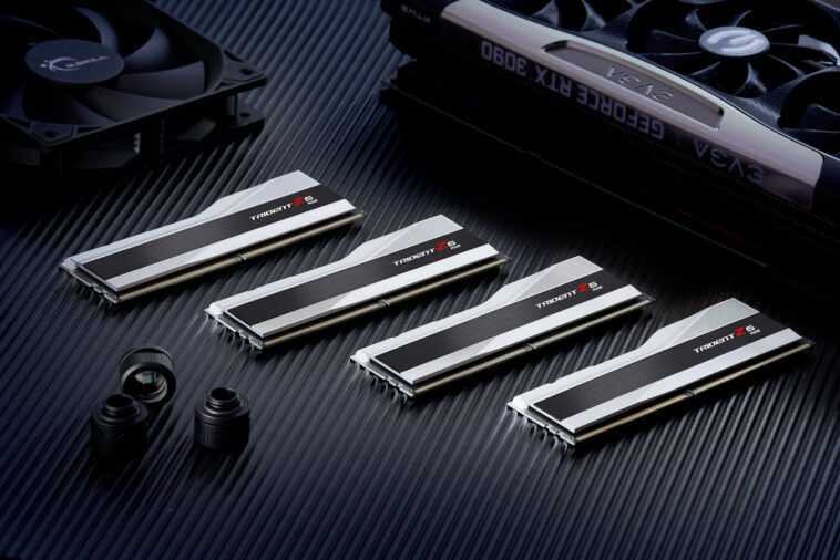 G.Skill lance les kits Trident Z5 DDR5-6400 CL36 avec des puces mémoire fabriquées par Samsung 1 G.skill Lance Les Kits Trident Z5 Ddr5 6400 Cl36 Avec Des