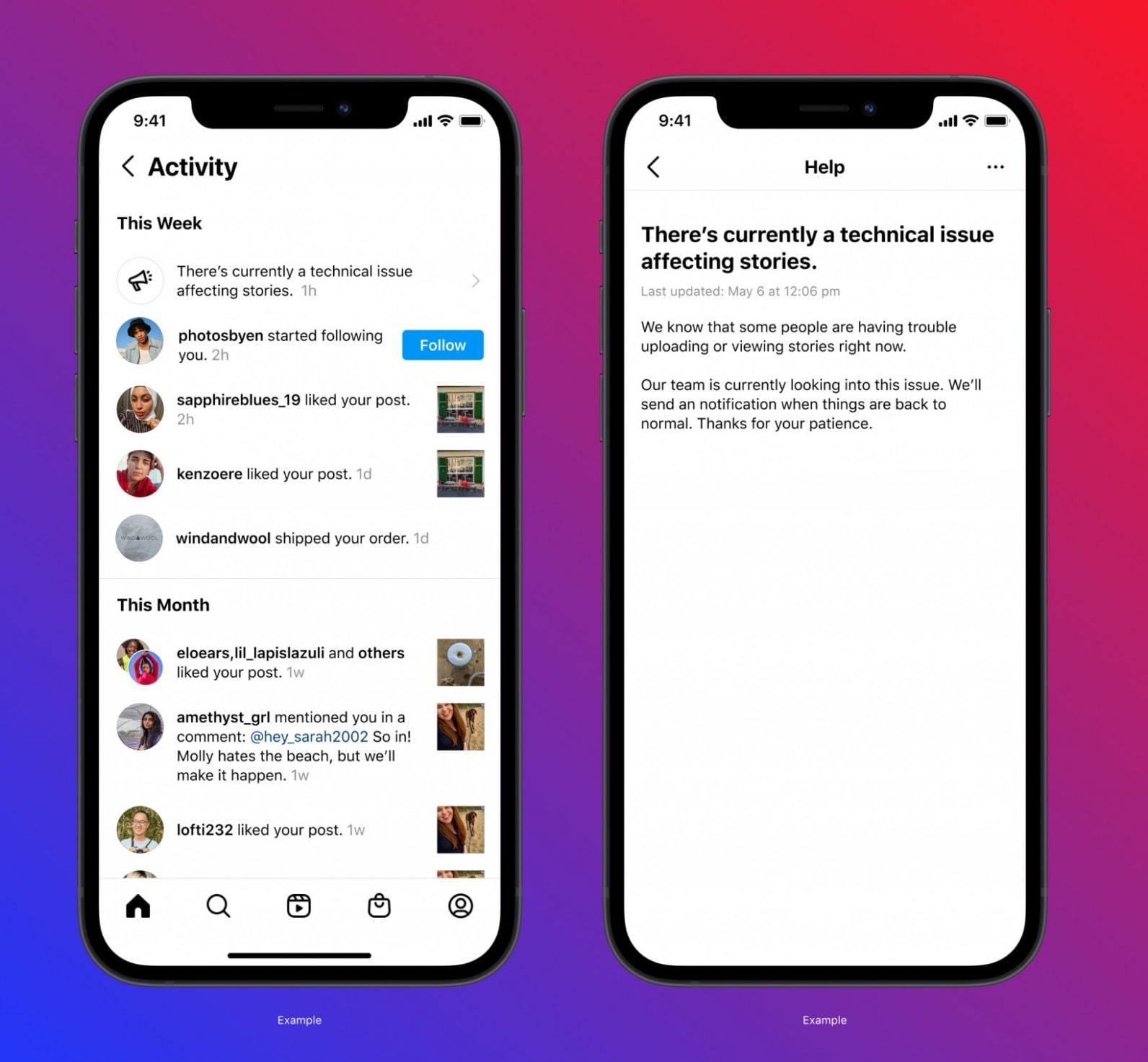 Instagram vous avertira lorsque cela ne fonctionnera pas (pour ne pas vous laisser aller sur Twitter) 2 Instagram vous avertira lorsque cela ne fonctionnera pas pour ne