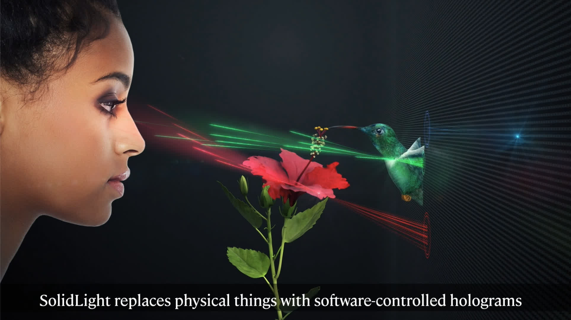L'écran d'une startup de technologie d'affichage crée des objets holographiques en manipulant des ondes lumineuses 2 Lecran dune startup de technologie daffichage cree des objets holographiques