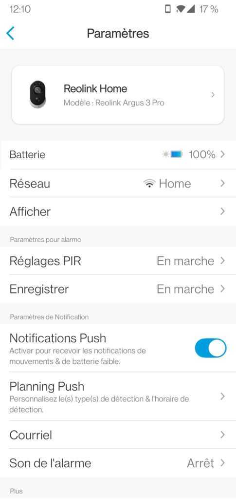 Reolink Argus 3 Pro Application 20