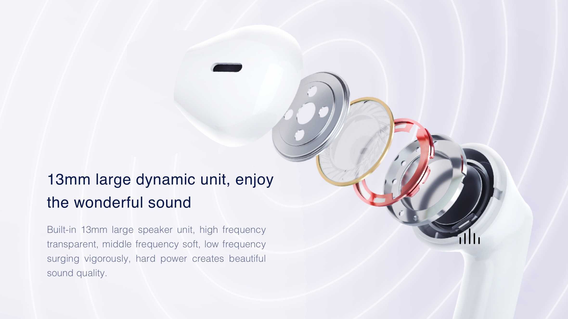 Xiaodu Du Smart Buds en Test: De très bons écouteurs bluetooth sous les 18€ ? 20 Xiaodu Du Smart Buds Driver 13mm