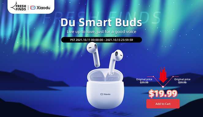 Xiaodu Du Smart Buds en Test: De très bons écouteurs bluetooth sous les 18€ ? 22 Xiaodu Du Smart Buds Promotion