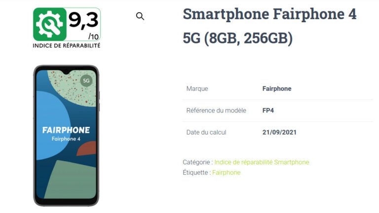Smartphones durables : vous êtes sollicités ! 3 Fairphone 4 dans l'indice de réparation français