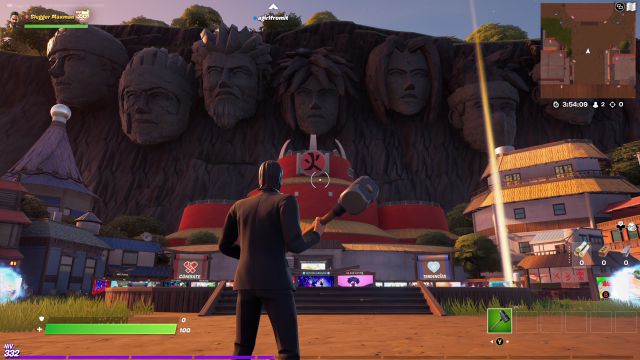 Fortnite x Naruto : comment jouer à la carte de Konoha 5 carte créative de naruto konoha chapitre 2 saison 8