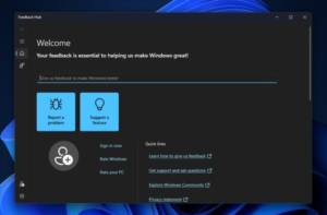 L'effet Mica atteint plus d'applications dans Windows 11, y compris Office 3 Mica dans le centre de commentaires de Windows 11
