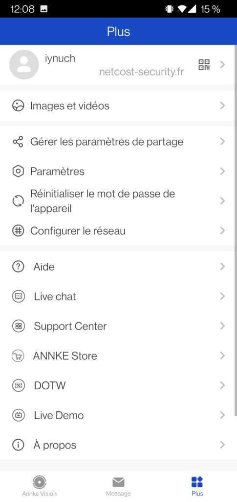 ANNKE C800 en TEST: La caméra de surveillance 4K PoE pas chère 20 Annke C800 Application Parametre