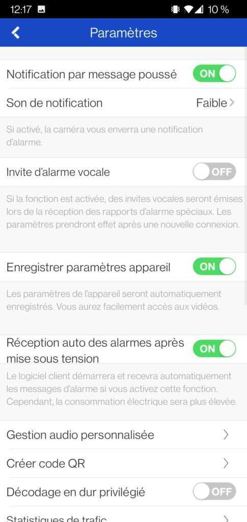 ANNKE C800 en TEST: La caméra de surveillance 4K PoE pas chère 18 Annke C800 Application Parametre 3