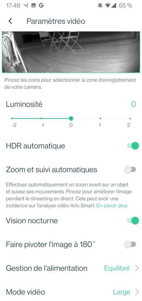 Arlo Pro 3 Floodlight, la caméra de sécurité avec projecteur en TEST 38 Arlo Pro 3 Floodlight Application (41)